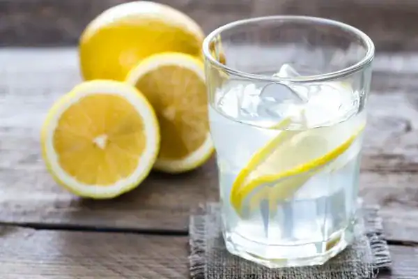 Image of lemon water to aid hydration Melksham